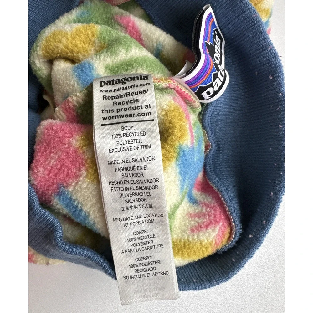 Patagonia Kids Synchilla Fleece Vest TREO Print Southwestern Cactus Toddler 3T